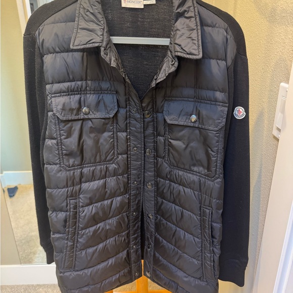 Moncler Maglione Tricot Cardigan Xl Black - Picture 7 of 16